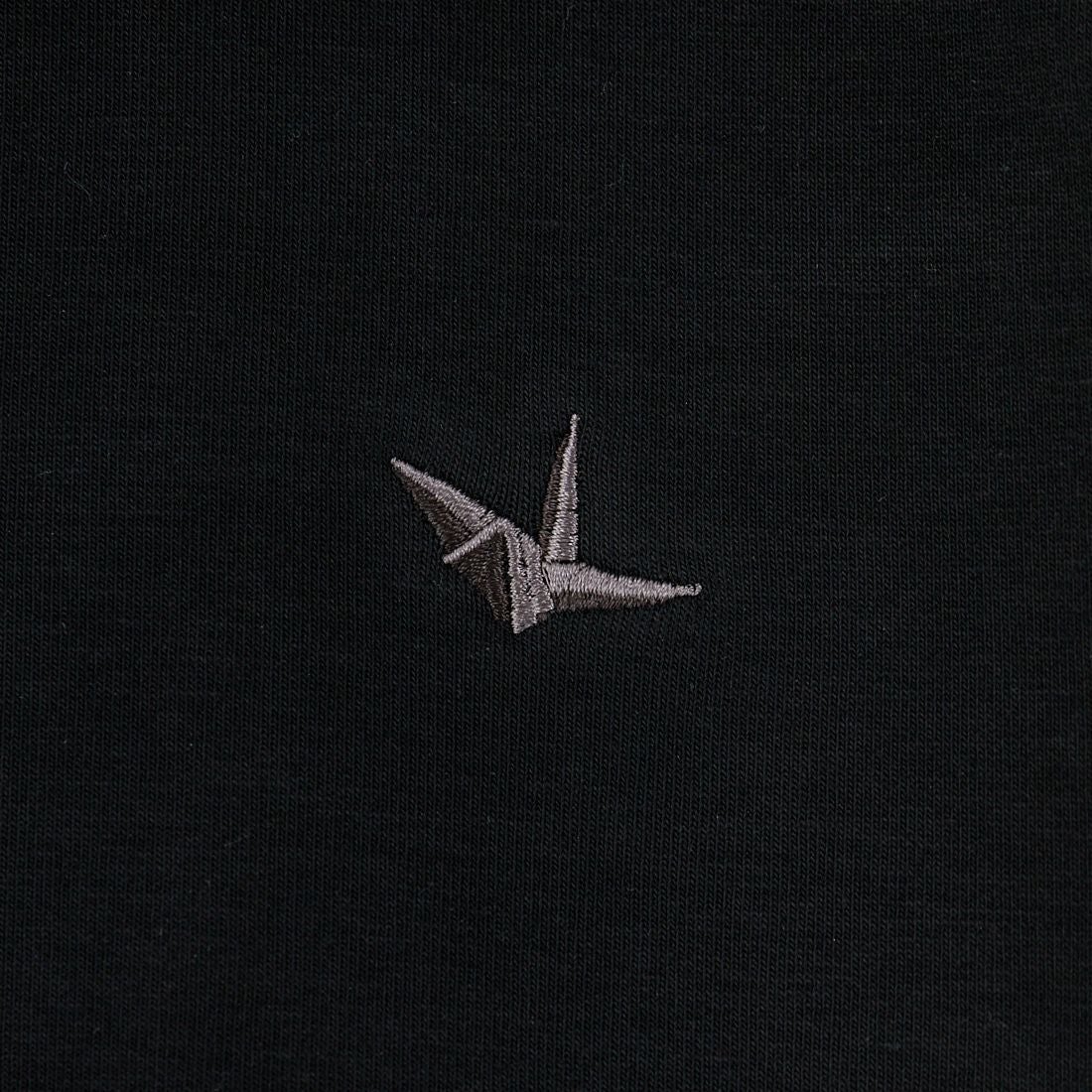 1PIU1UGUALE3 RELAX [ウノ ピゥ ウノ ウグァーレ トレ] パイピングスムースジップパーカー [USO-25114] SN90 BLACK