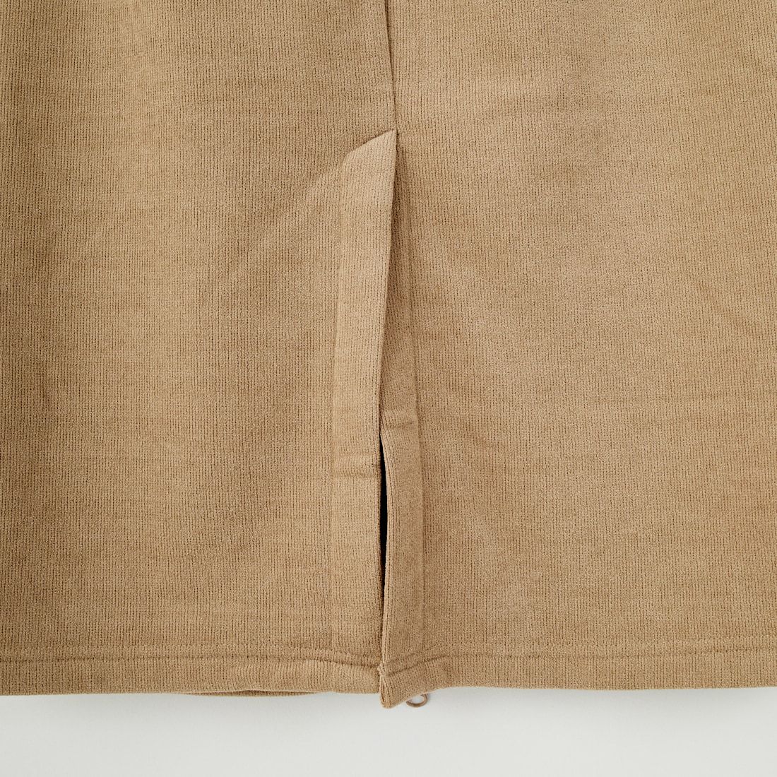 THOUSAND MILE [サウザンド マイル] ニットフリース フロントジップスカート [TM252KF00202] 23 SAND BE