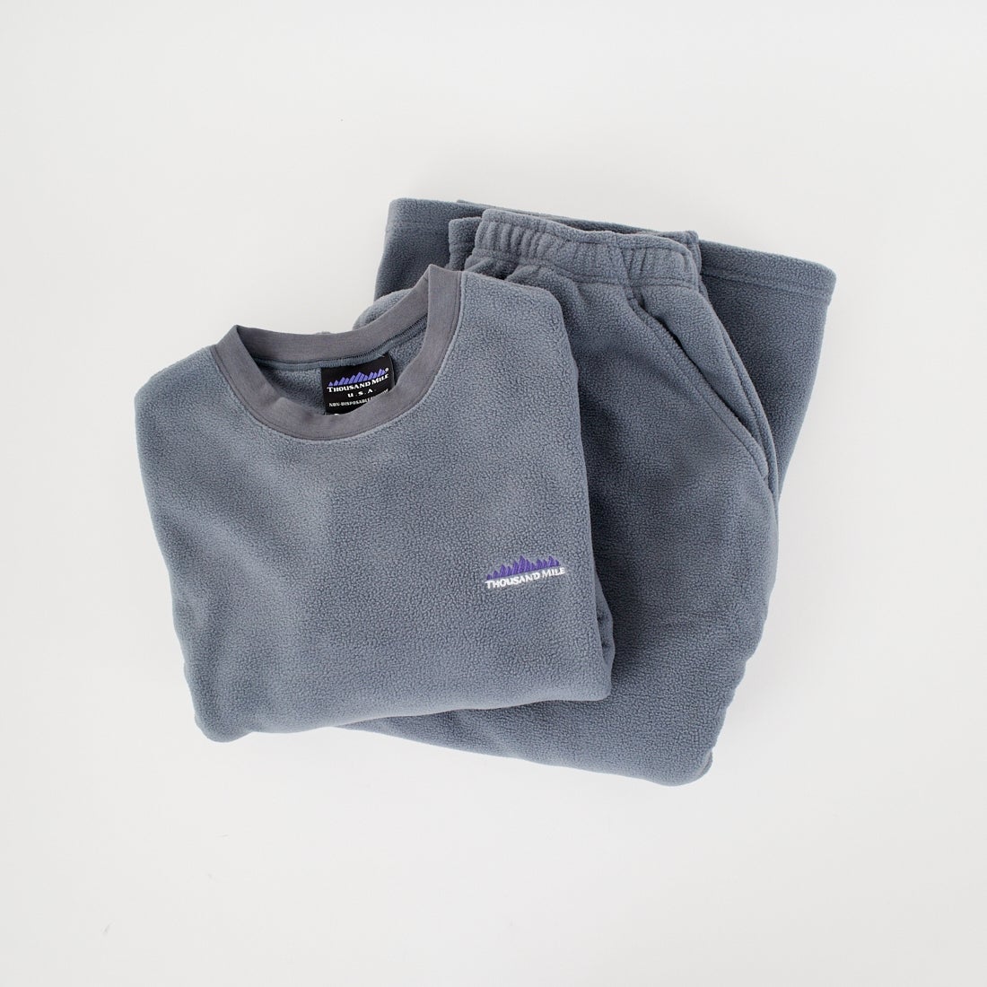 THOUSAND MILE [サウザンド マイル] クルーネックロングスリーブTシャツ&スカートセット [TM252FL00432] 15 CHARCOA