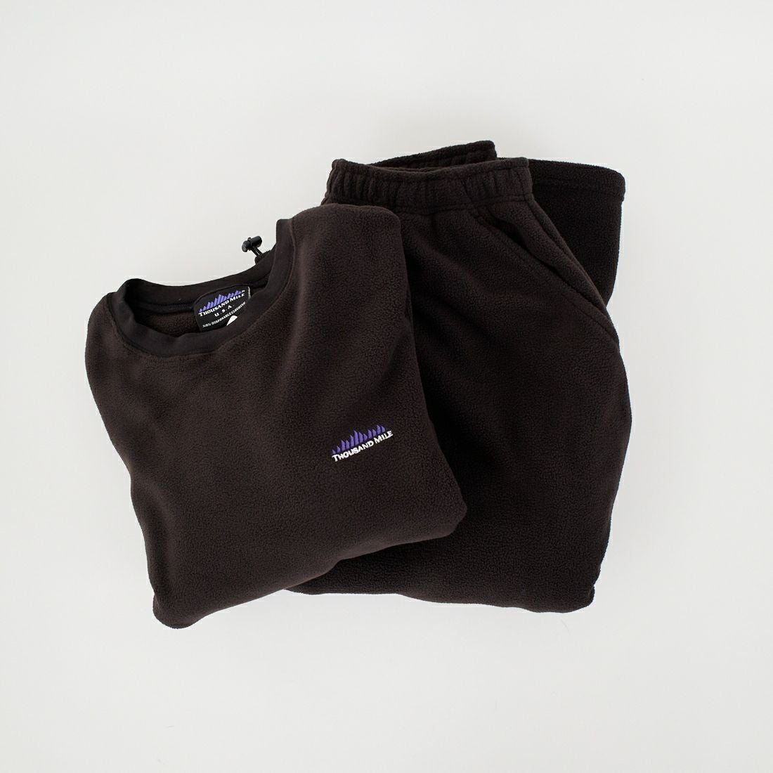 THOUSAND MILE [サウザンド マイル] クルーネックロングスリーブTシャツ&スカートセット [TM252FL00432] 09 BLACK