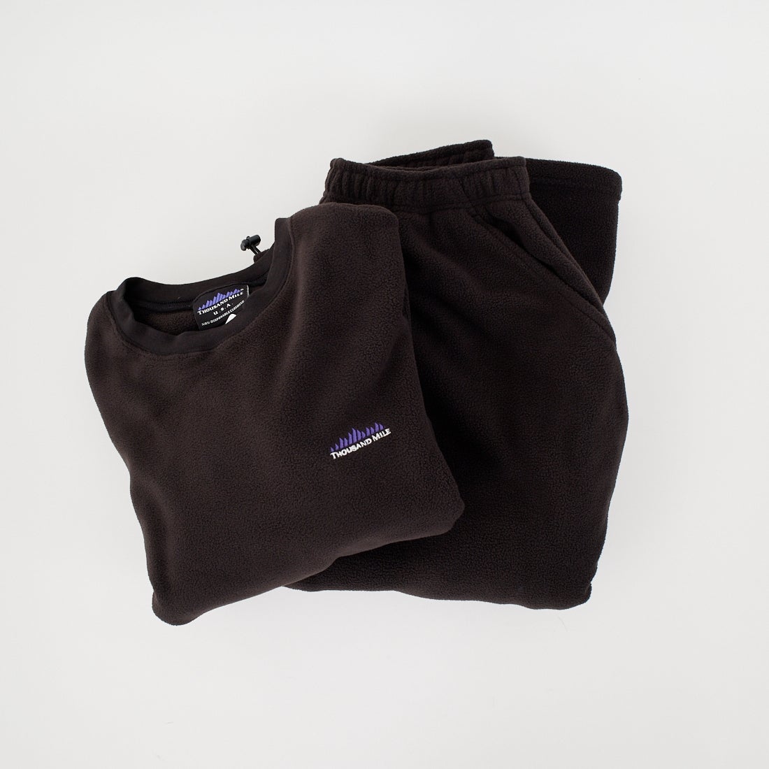 THOUSAND MILE [サウザンド マイル] クルーネックロングスリーブTシャツ&スカートセット [TM252FL00432] 09 BLACK