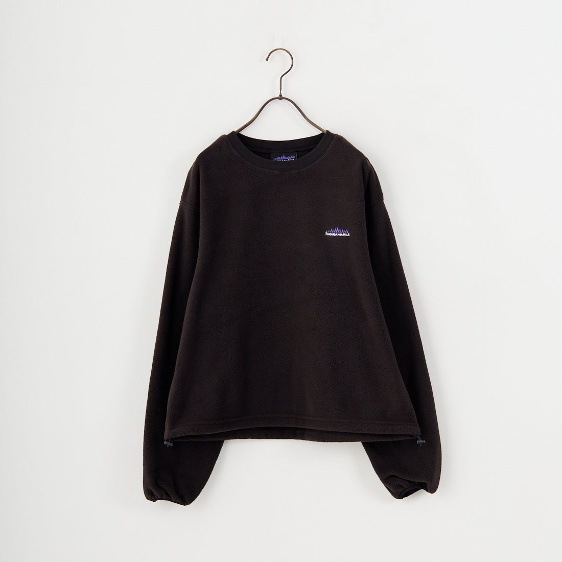 THOUSAND MILE [サウザンド マイル] クルーネックロングスリーブTシャツ&スカートセット [TM252FL00432] 09 BLACK