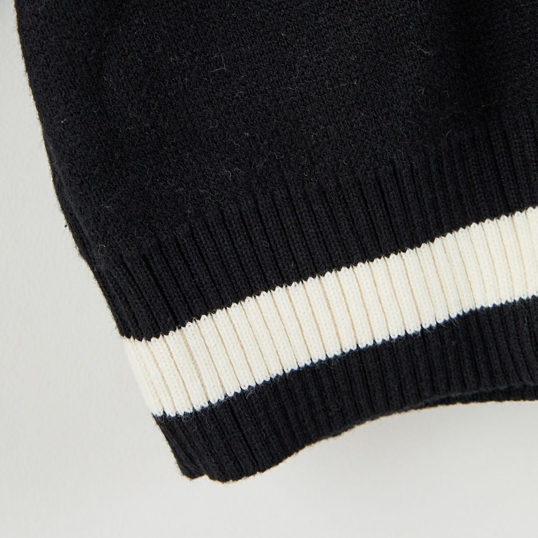 X-girl [エックスガール] ナンバリングジャガードニット [105254015005] BLACK