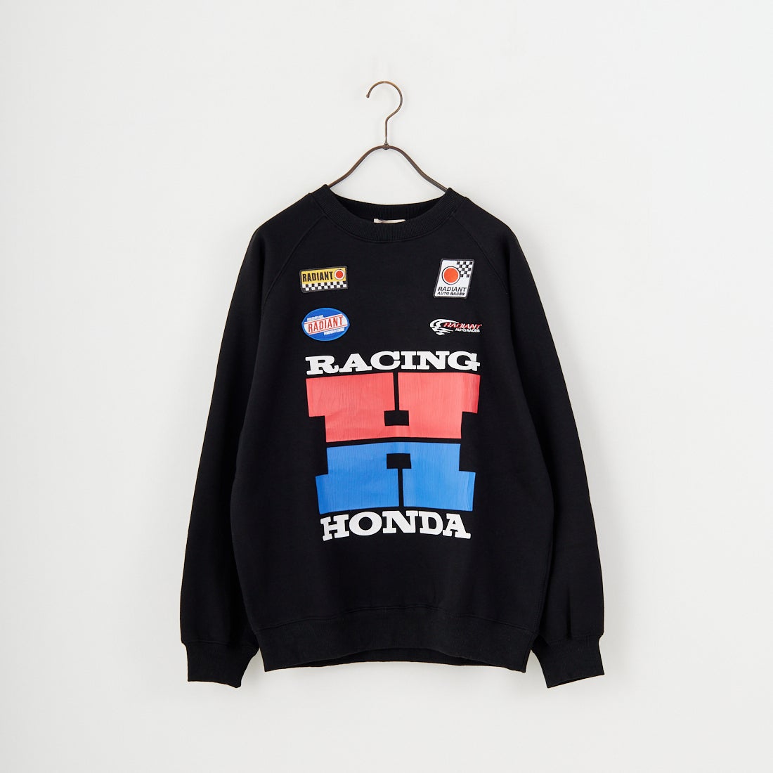 HONDA × JEANSFACTORY [ホンダ × ジーンズファクトリー] レーシングスウェット [JFC-254-089] BLACK