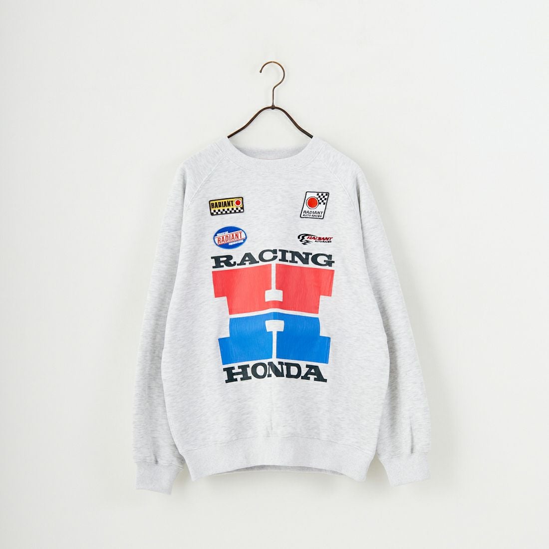 HONDA × JEANSFACTORY [ホンダ × ジーンズファクトリー] レーシングスウェット [JFC-254-089] GREY