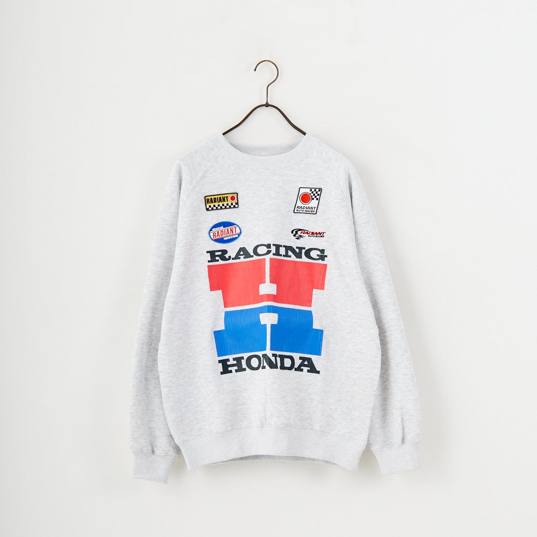 HONDA × JEANSFACTORY [ホンダ × ジーンズファクトリー] レーシングスウェット [JFC-254-089] GREY