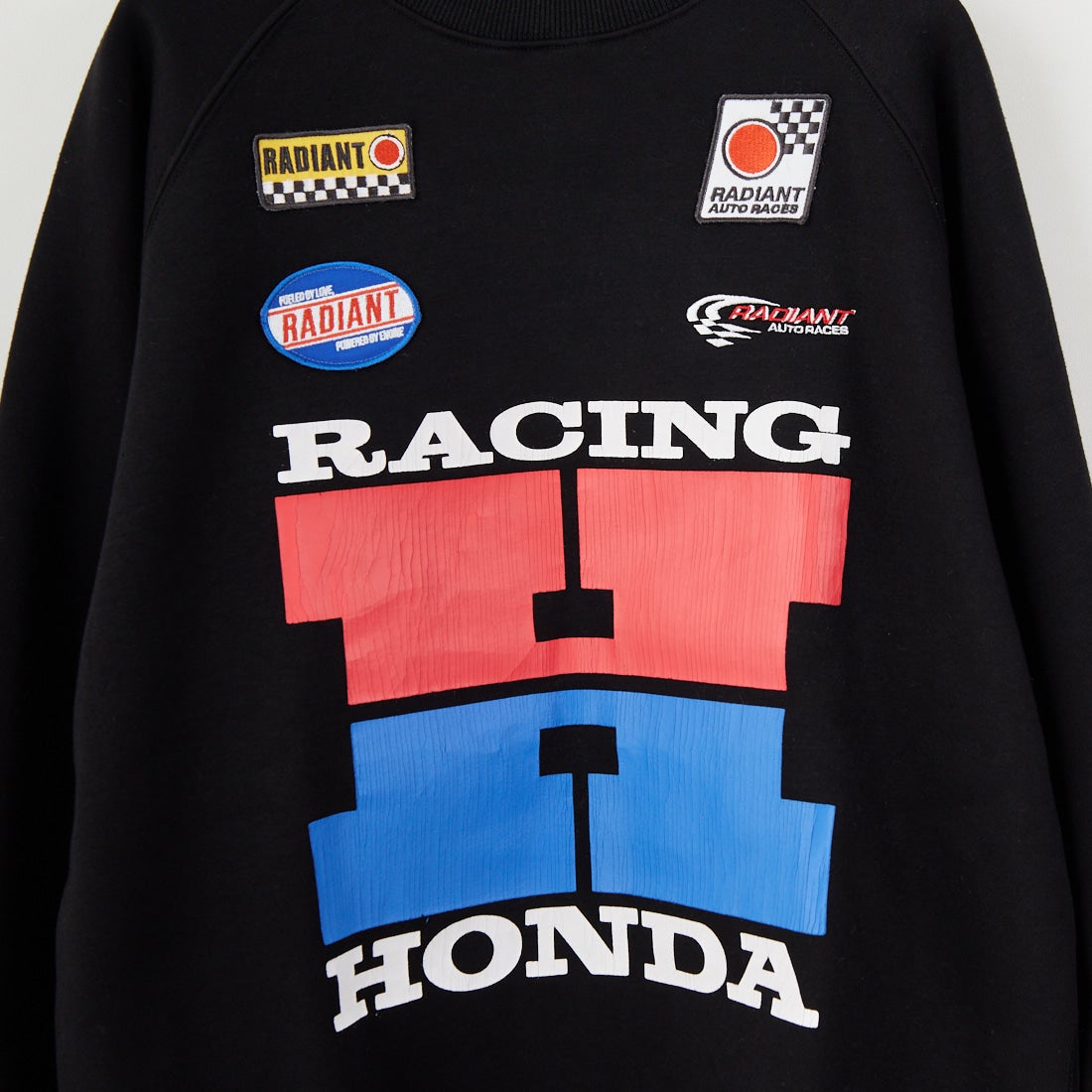 HONDA × JEANSFACTORY [ホンダ × ジーンズファクトリー] レーシングスウェット [JFC-254-089] BLACK
