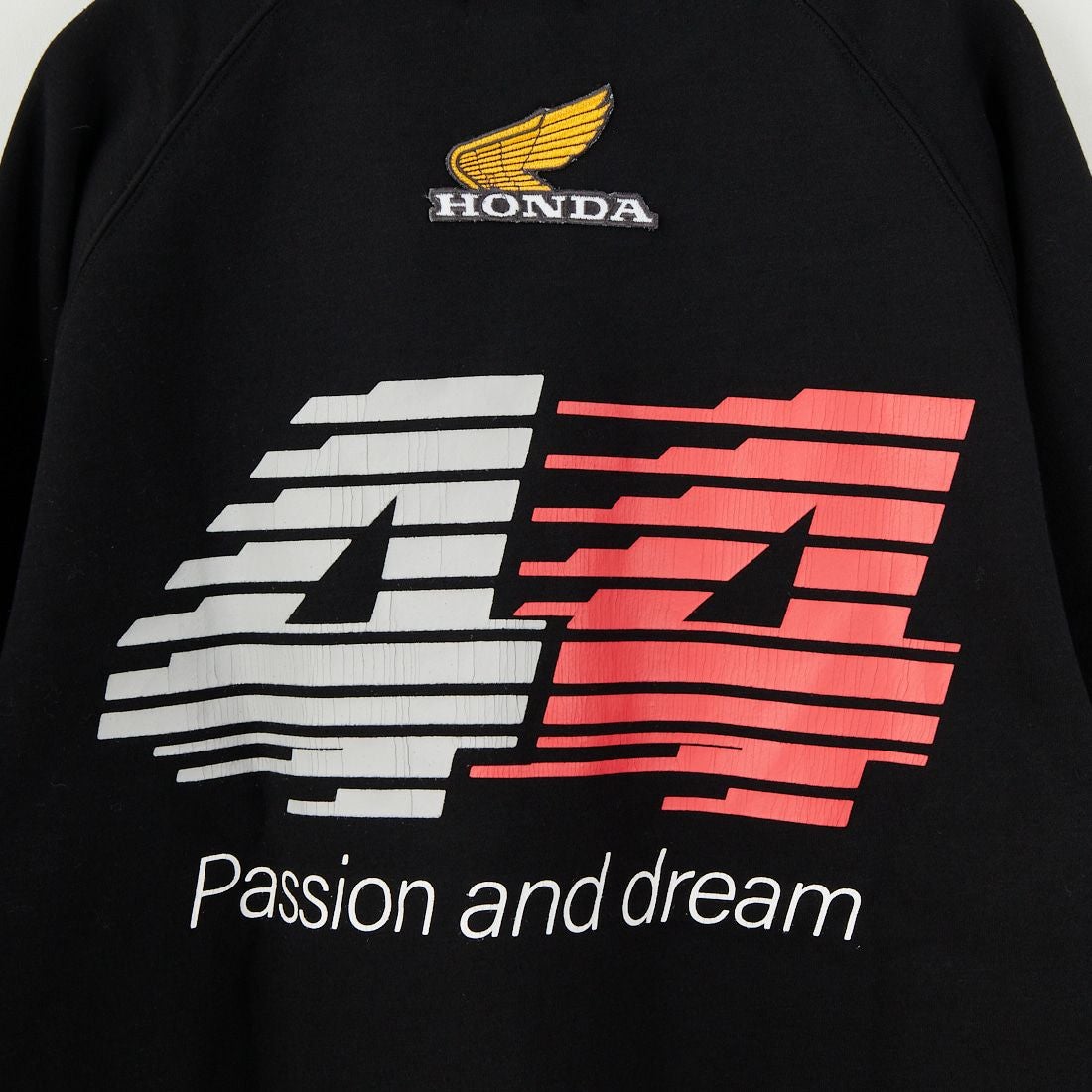 HONDA × JEANSFACTORY [ホンダ × ジーンズファクトリー] レーシングスウェット [JFC-254-089] BLACK