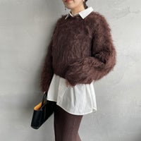 BROWN&&モデル身長：160cm 着用サイズ：F&&