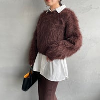 BROWN&&モデル身長：160cm 着用サイズ：F&&