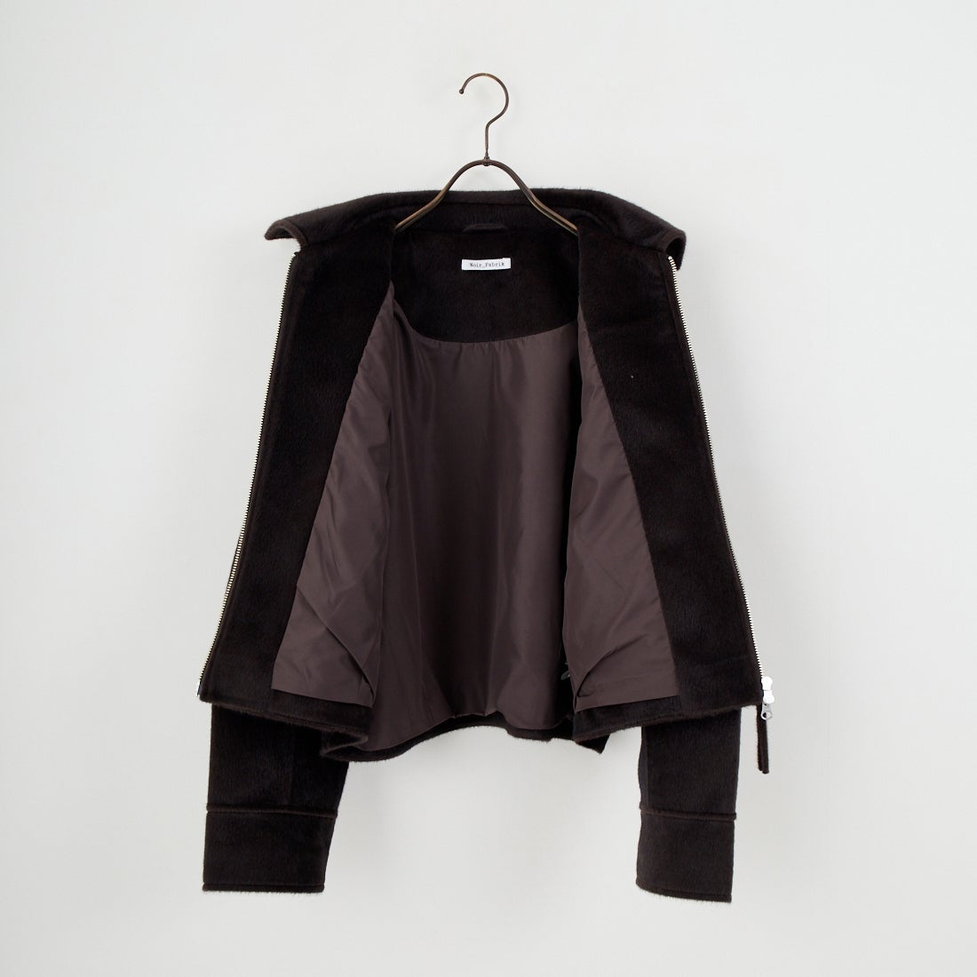 Noir Fabrik [ヌワールファブリック] ホースファージップジャケット [25551-HN] BROWN