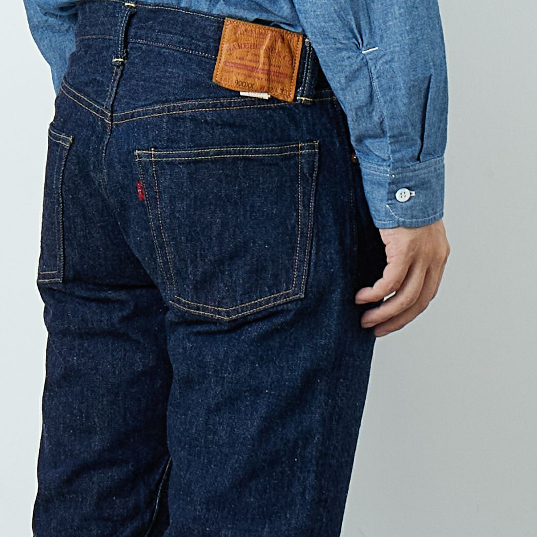 WAREHOUSE [ウエアハウス] Lot 900XX スリムジーンズ [900XX] ONE WASH &&モデル身長：179cm 着用サイズ：29&&