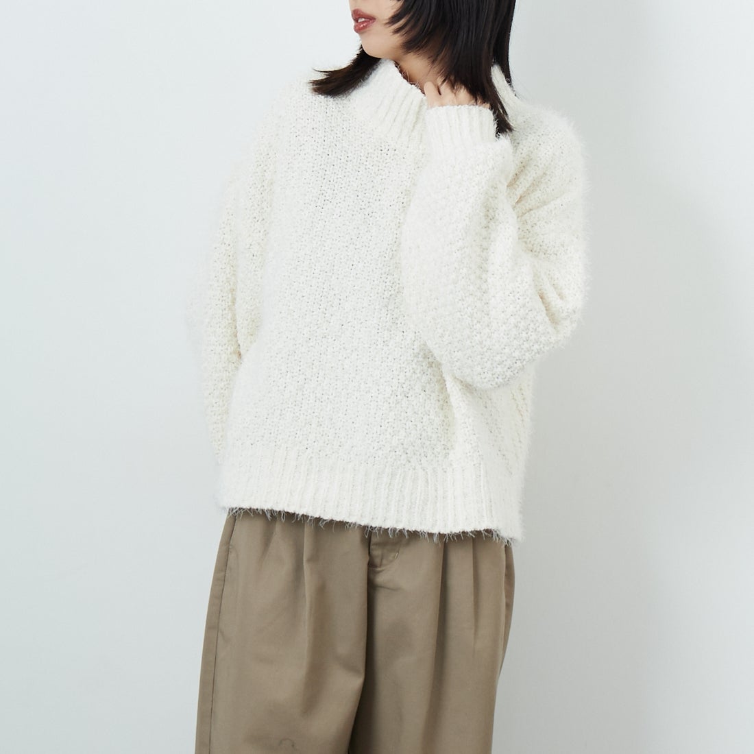 ｱｲﾎﾞﾘｰ&&モデル身長：162cm 着用サイズ：F&&