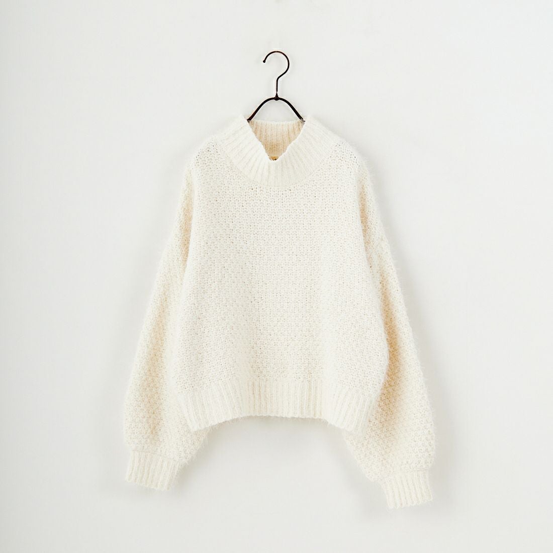 Jf Ready Made [ジェイエフレディメイド] バスケットモール スタンドネックプルオーバー [3225420]ｱｲﾎﾞﾘｰ