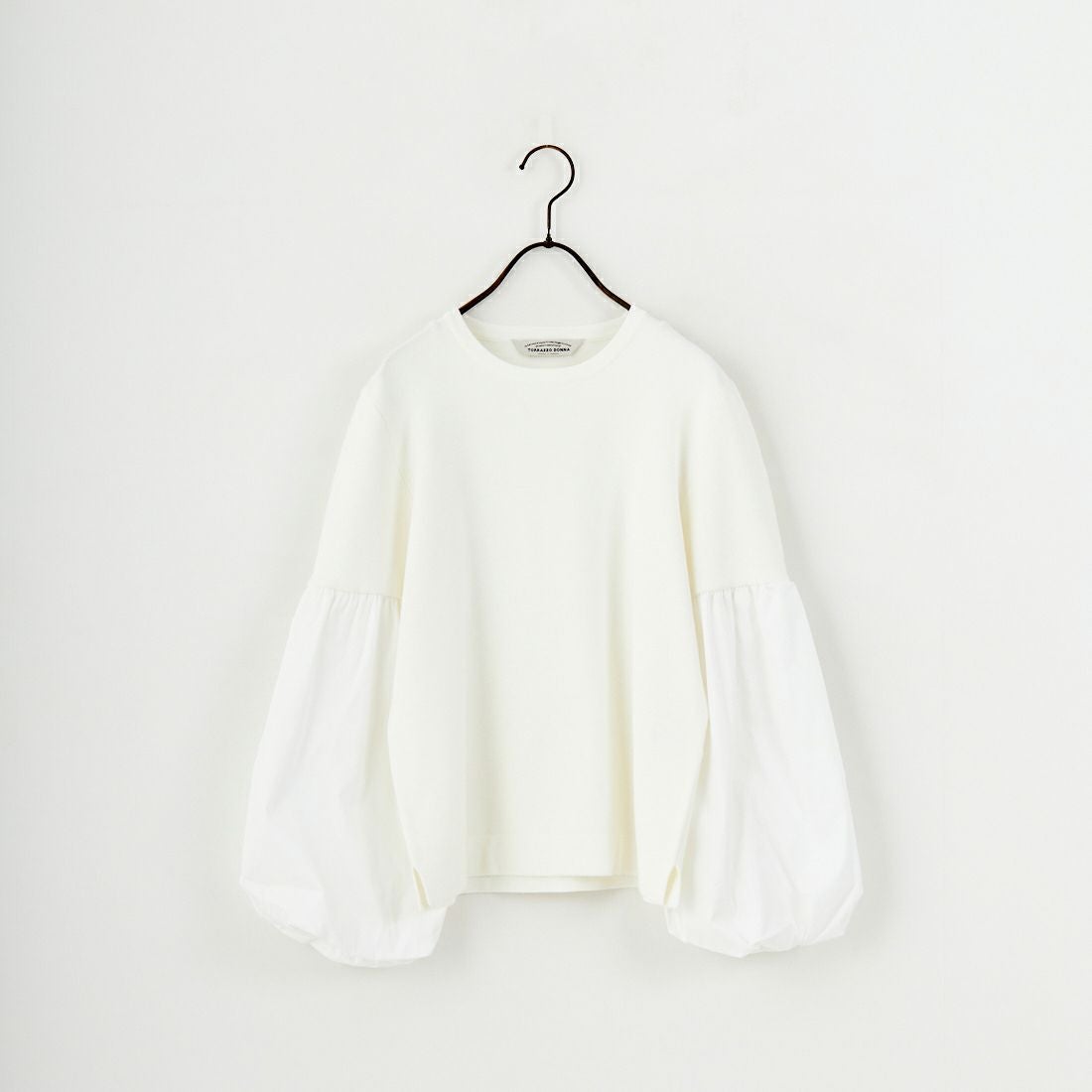 TORRAZZO DONNA [トラッゾドンナ] ボリュームスリーブニットトップス [6263-513] 05 WHITE