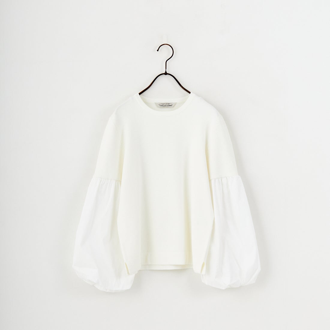 TORRAZZO DONNA [トラッゾドンナ] ボリュームスリーブニットトップス [6263-513] 05 WHITE