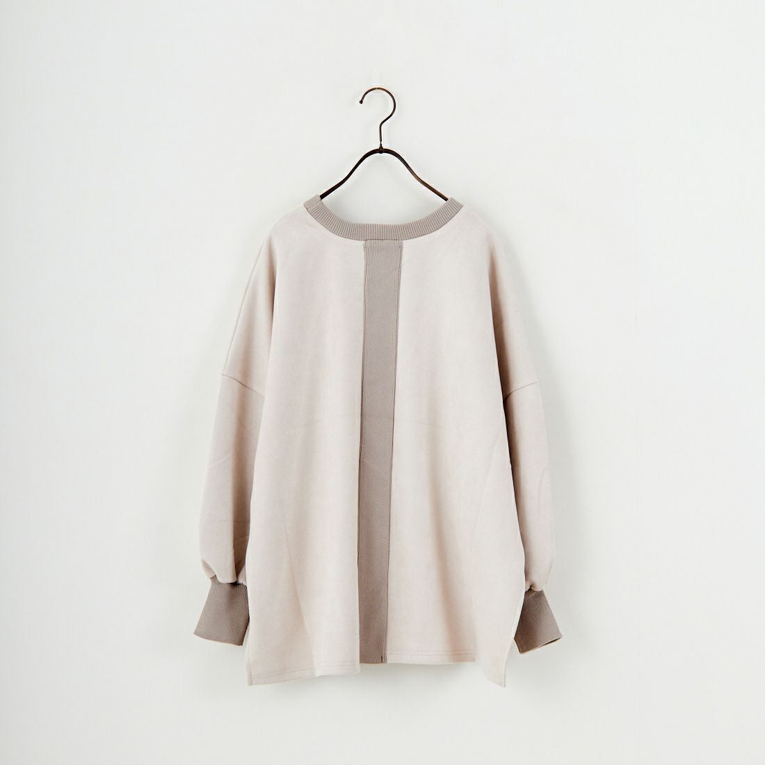 Jf Ready Made [ジェイエフレディメイド] スエードリブワイドプルオーバー [3225603] ｸﾞﾚｰﾍﾞｰｼﾞｭ