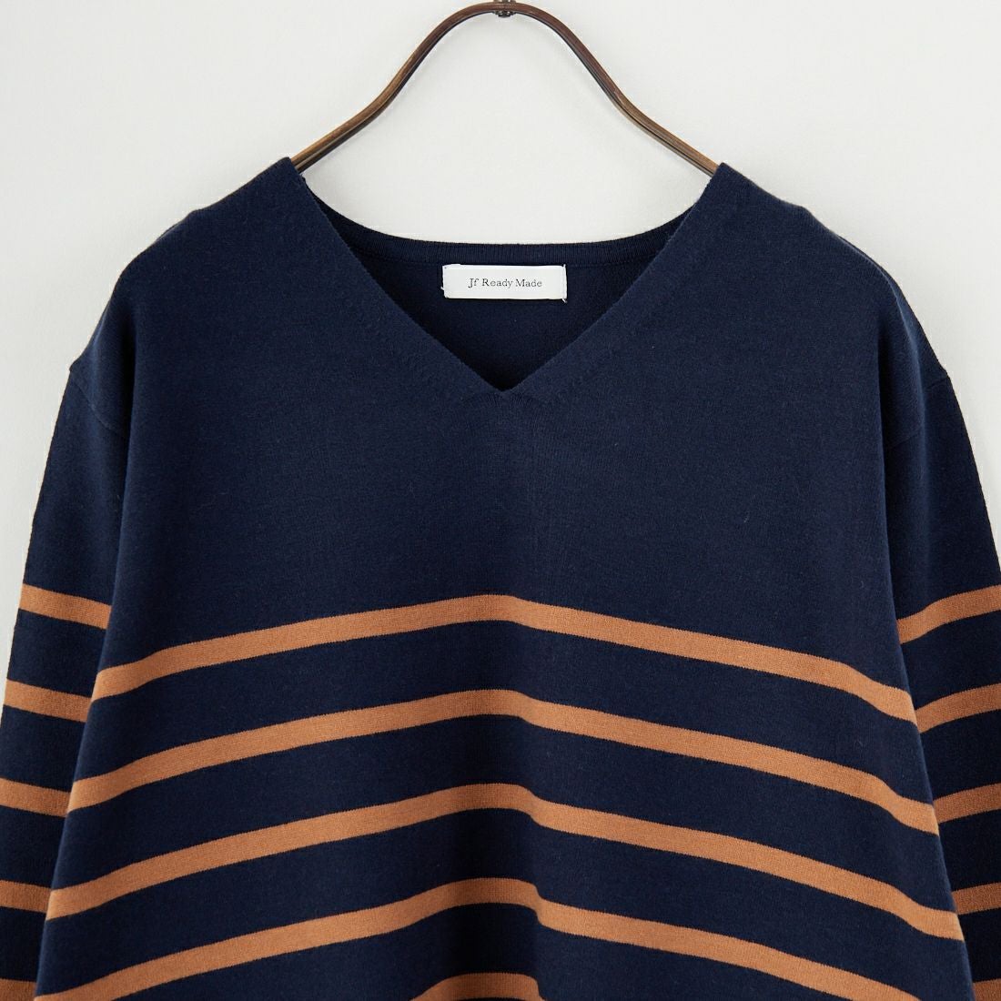 Jf Ready Made [ジェイエフレディメイド] スーパーストレッチVネックプルオーバー [3225401] ﾈｲﾋﾞｰ