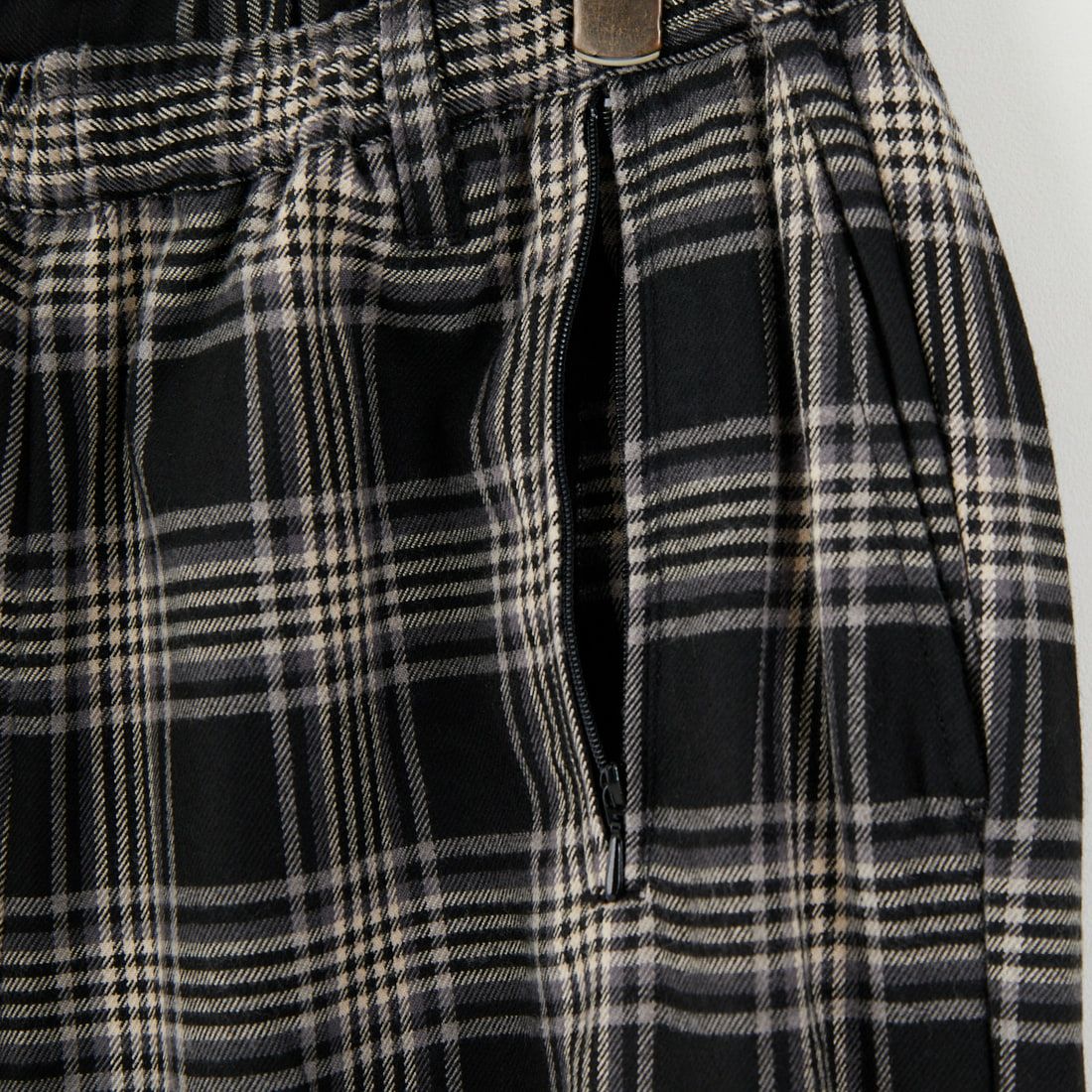 NULL [ヌル] HOLIDAY チェックパンツ [NULL-097EX] BLK CHK