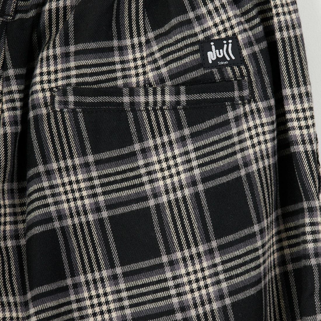 NULL [ヌル] HOLIDAY チェックパンツ [NULL-097EX] BLK CHK