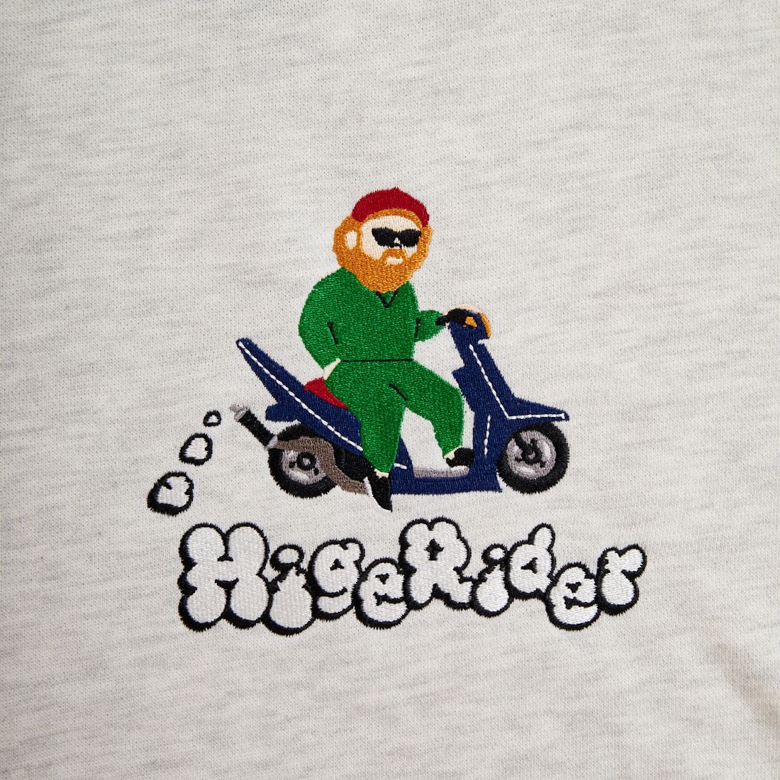 33Degrees [サーティスリーディグリーズ] HIGEOZI3 サガラ刺繍スウェット [TDR-254-087] E OATMEAL