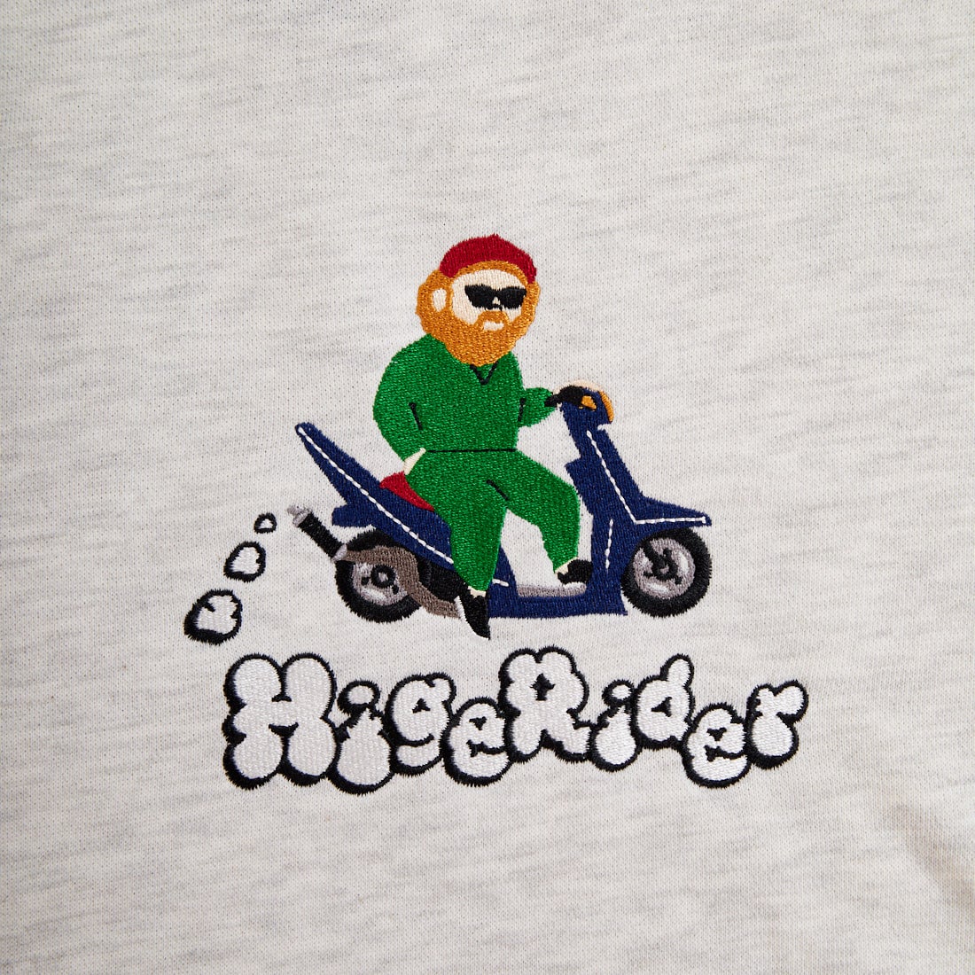 33Degrees [サーティスリーディグリーズ] HIGEOZI3 サガラ刺繍スウェット [TDR-254-087] E OATMEAL