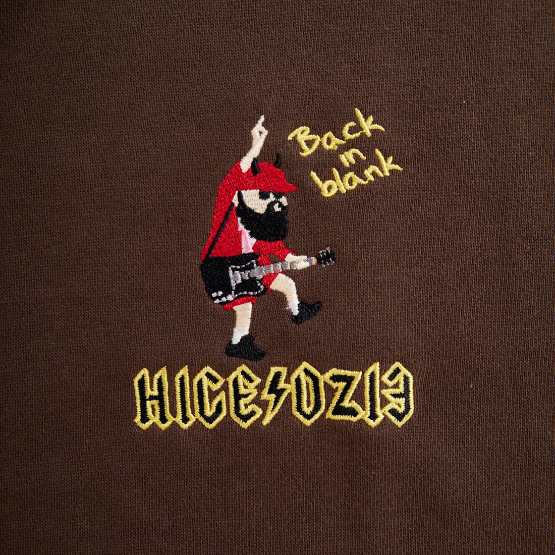 33Degrees [サーティスリーディグリーズ] HIGEOZI3 サガラ刺繍スウェット [TDR-254-087] A D.BROWN