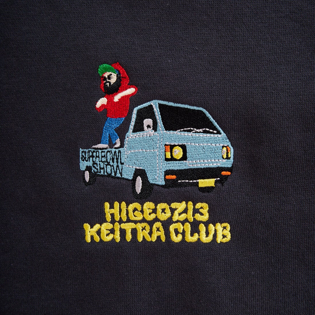 33Degrees [サーティスリーディグリーズ] HIGEOZI3 サガラ刺繍スウェット [TDR-254-087] F SUMIKURO