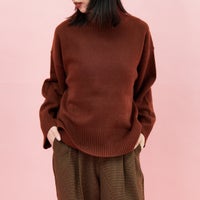 BROWN&&モデル身長：162cm 着用サイズ：F&&