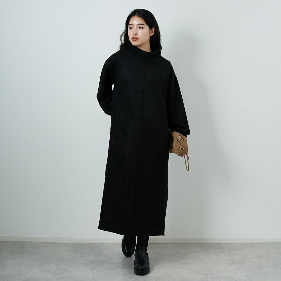 ﾌﾞﾗｯｸ&&モデル身長：162cm 着用サイズ：F&&