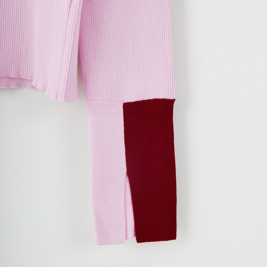 WHYTO. [ホワイト] カラーブロックニット [WHT25FKN4039] LTPINK