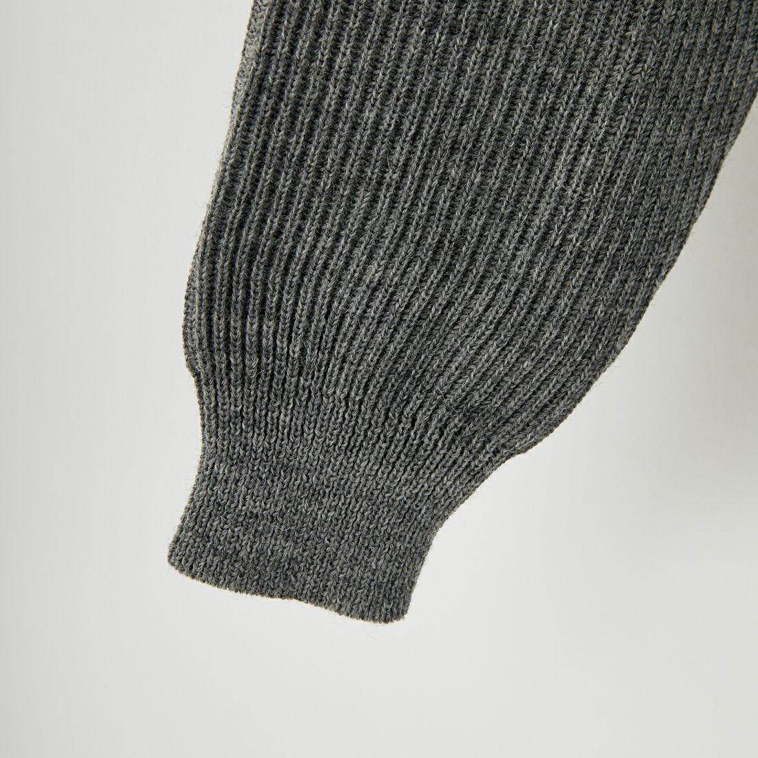 Vincent et Mireille [ヴァンソン エ ミレイユ] ウールリブクラシッククルーネックニット [VM252WA13070] 15 MD GRY