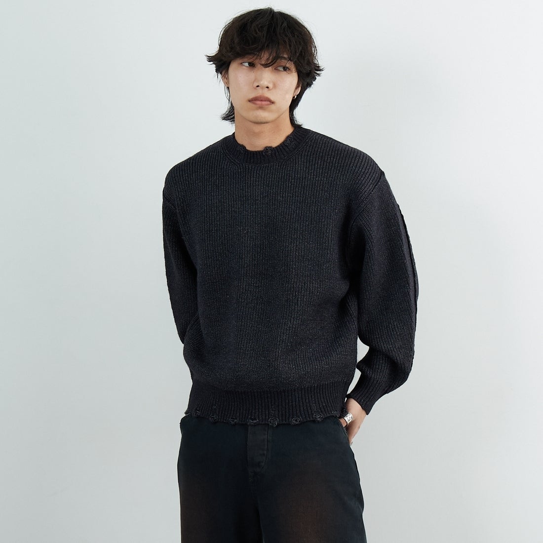 700 BLACK&&モデル身長：179cm 着用サイズ：1&&