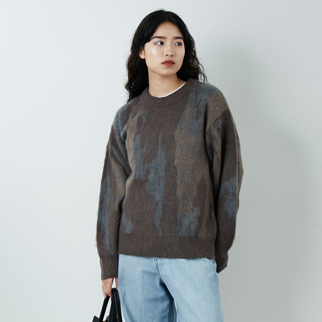 500 BROWN&&モデル身長：162cm 着用サイズ：0&&