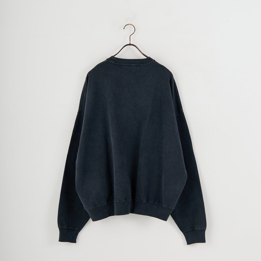 REMI RELIEF [レミレリーフ] 別注 SP加工 ダメージクルーネックスウェット [RN29373268-JF] BLACK