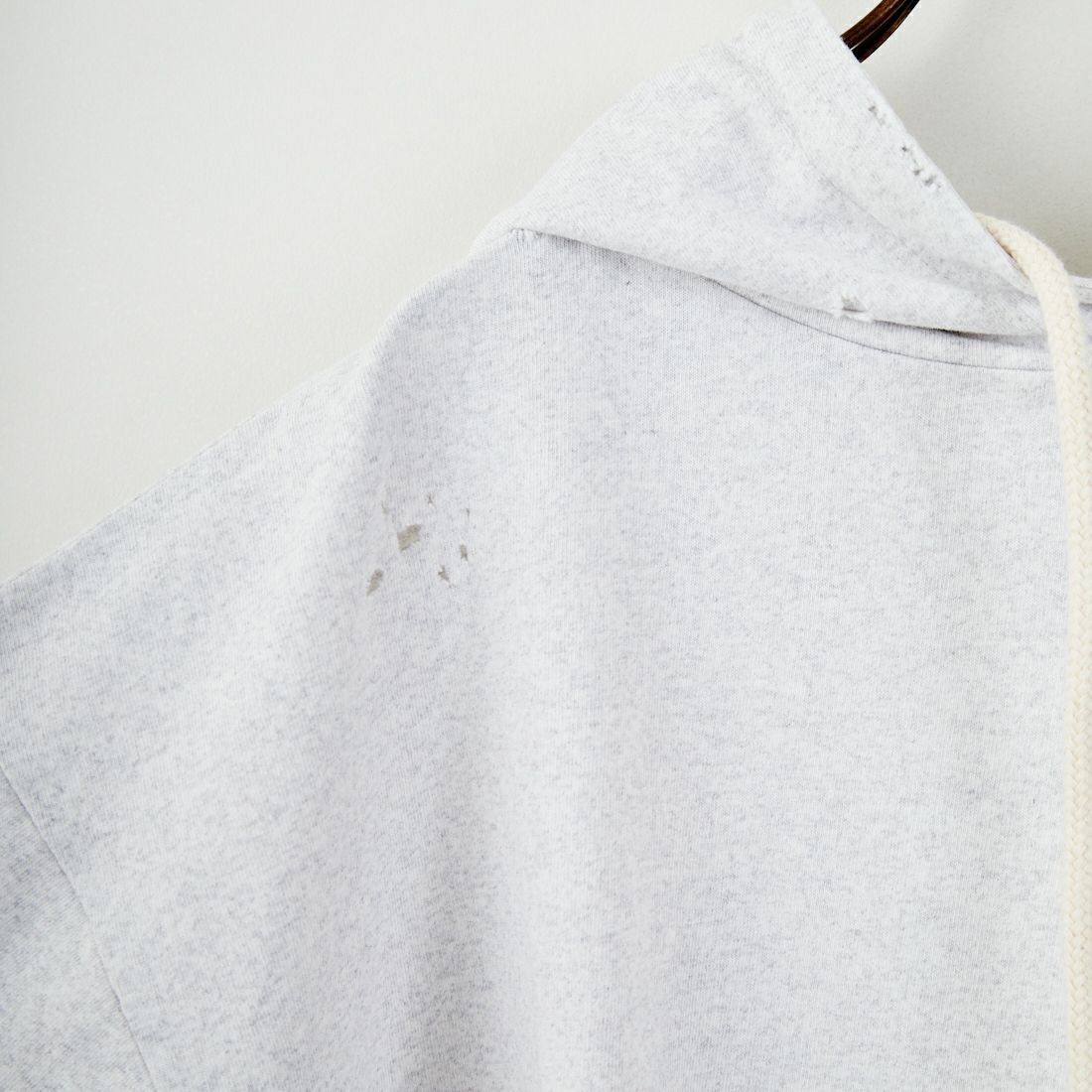 HOLIDAY [ホリデイ] スーパーファインドライ ロングスリーブダメージフーディ [25201006] S.GRAY