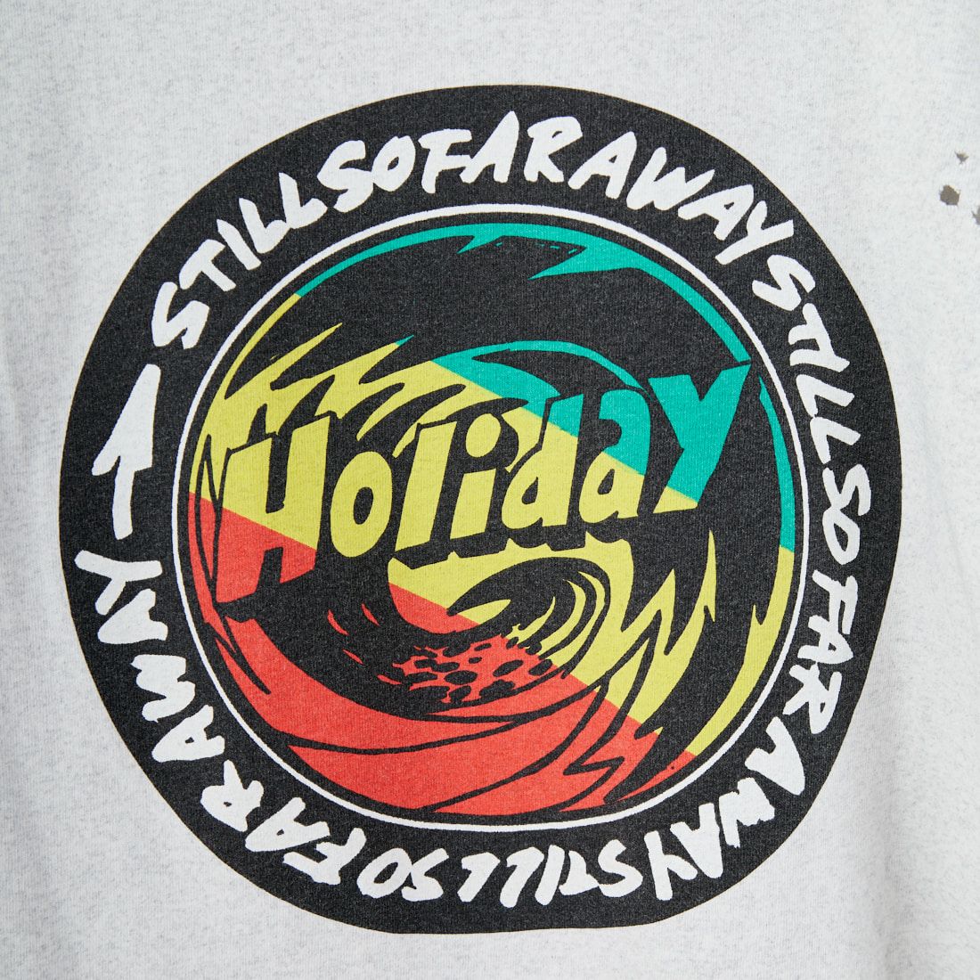 HOLIDAY [ホリデイ] スーパーファインドライ ロングスリーブダメージフーディ [25201006] S.GRAY