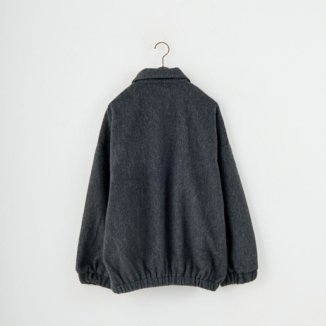 SLICK [スリック] シャギーメルトンジップアップブルゾン [5111062] 805 CHARCO
