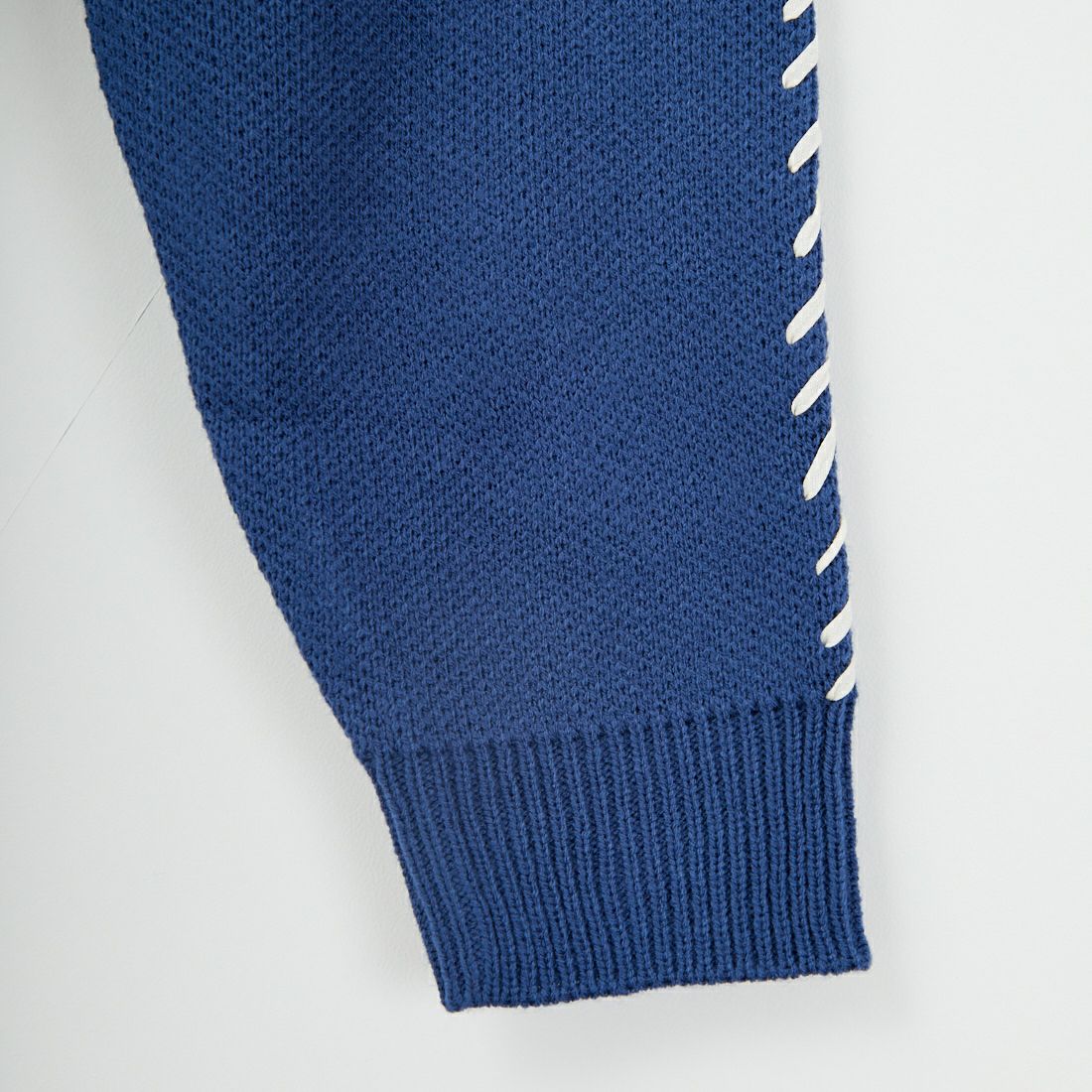 33Degrees [サーティスリーディグリーズ] ハンドステッチクルーネックニット [ND-25755014] 67 BLU GRY