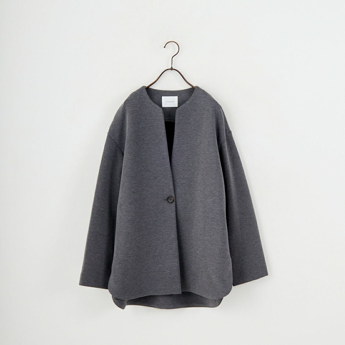 CLOCHE [クロシェ] ダンボールハーフコート [55085044] ﾁｬｺｰﾙ