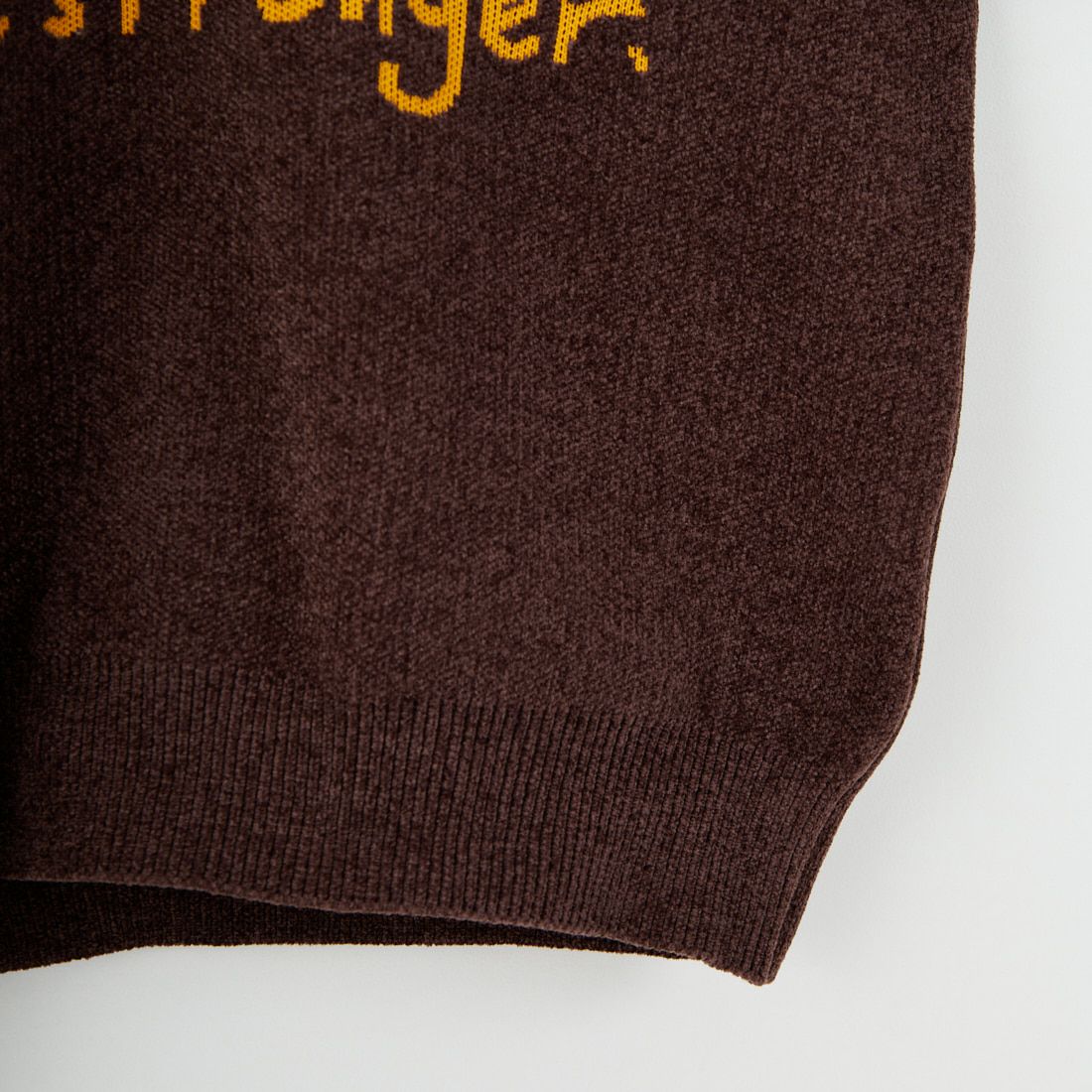 33Degrees [サーティスリーディグリーズ] グラフィックモールクルーネックニット [ND-25755017] 32 BROWN