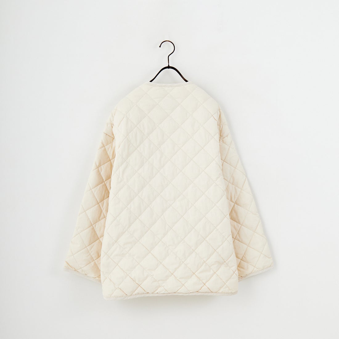 Gymphlex [ジムフレックス] キルトダウンカラーレスジャケット [GY-A0431NYM] OYSTER