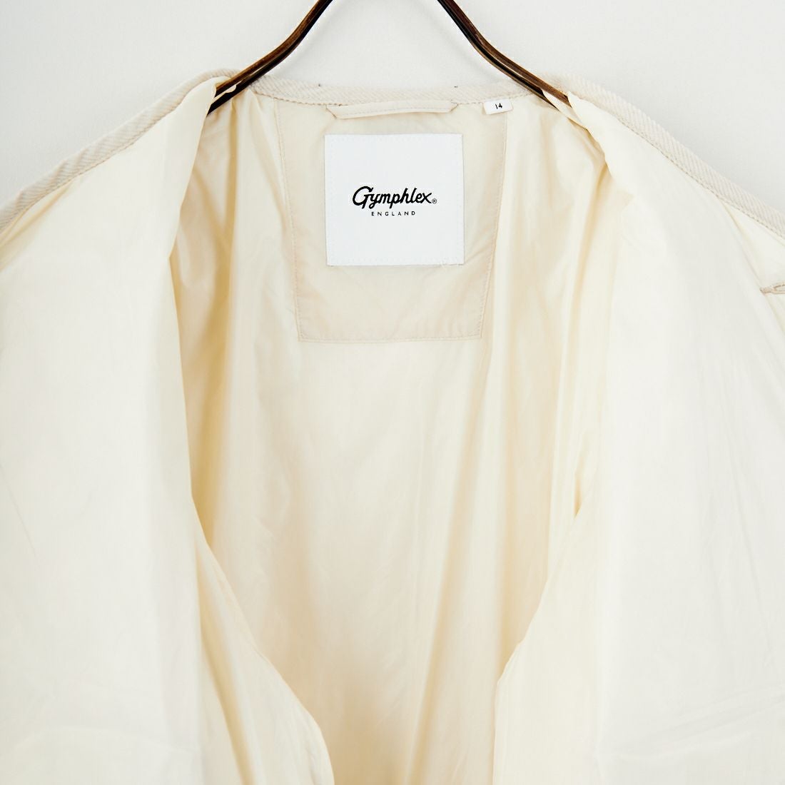 Gymphlex [ジムフレックス] キルトダウンカラーレスジャケット [GY-A0431NYM] OYSTER