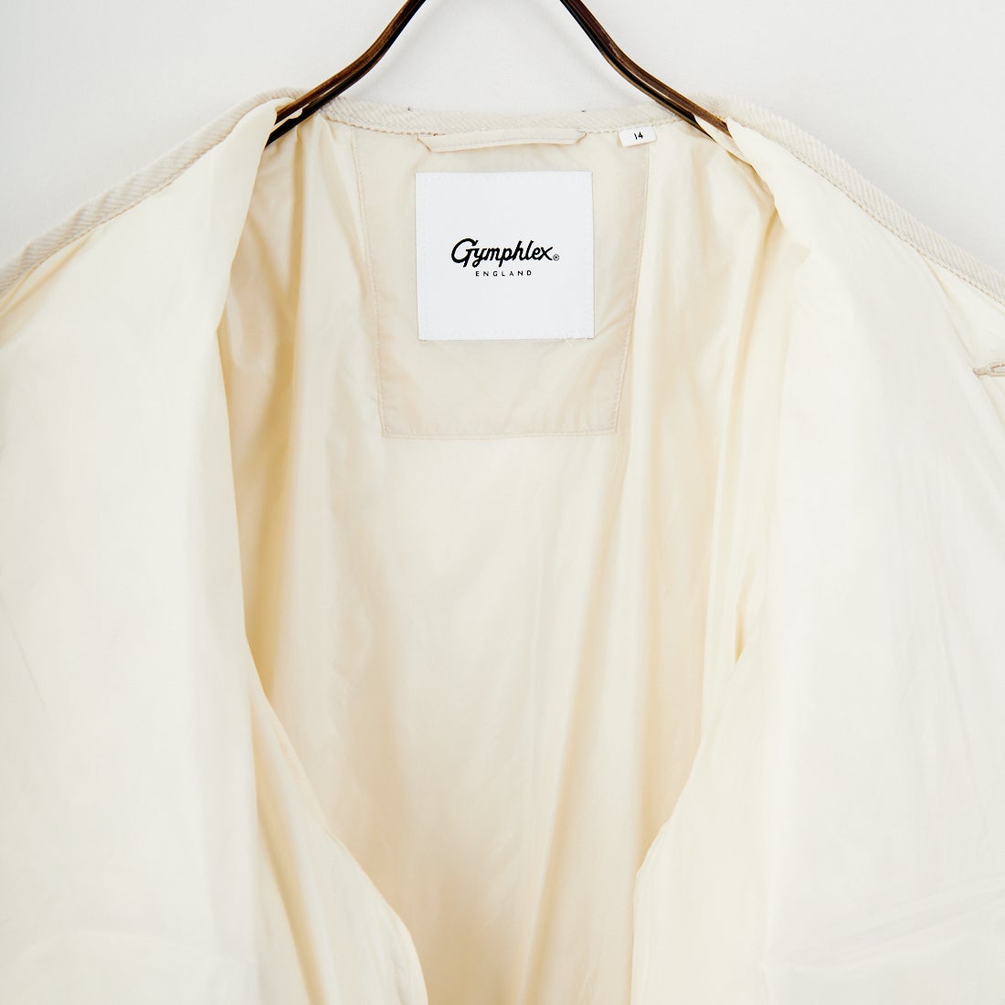 Gymphlex [ジムフレックス] キルトダウンカラーレスジャケット [GY-A0431NYM] OYSTER