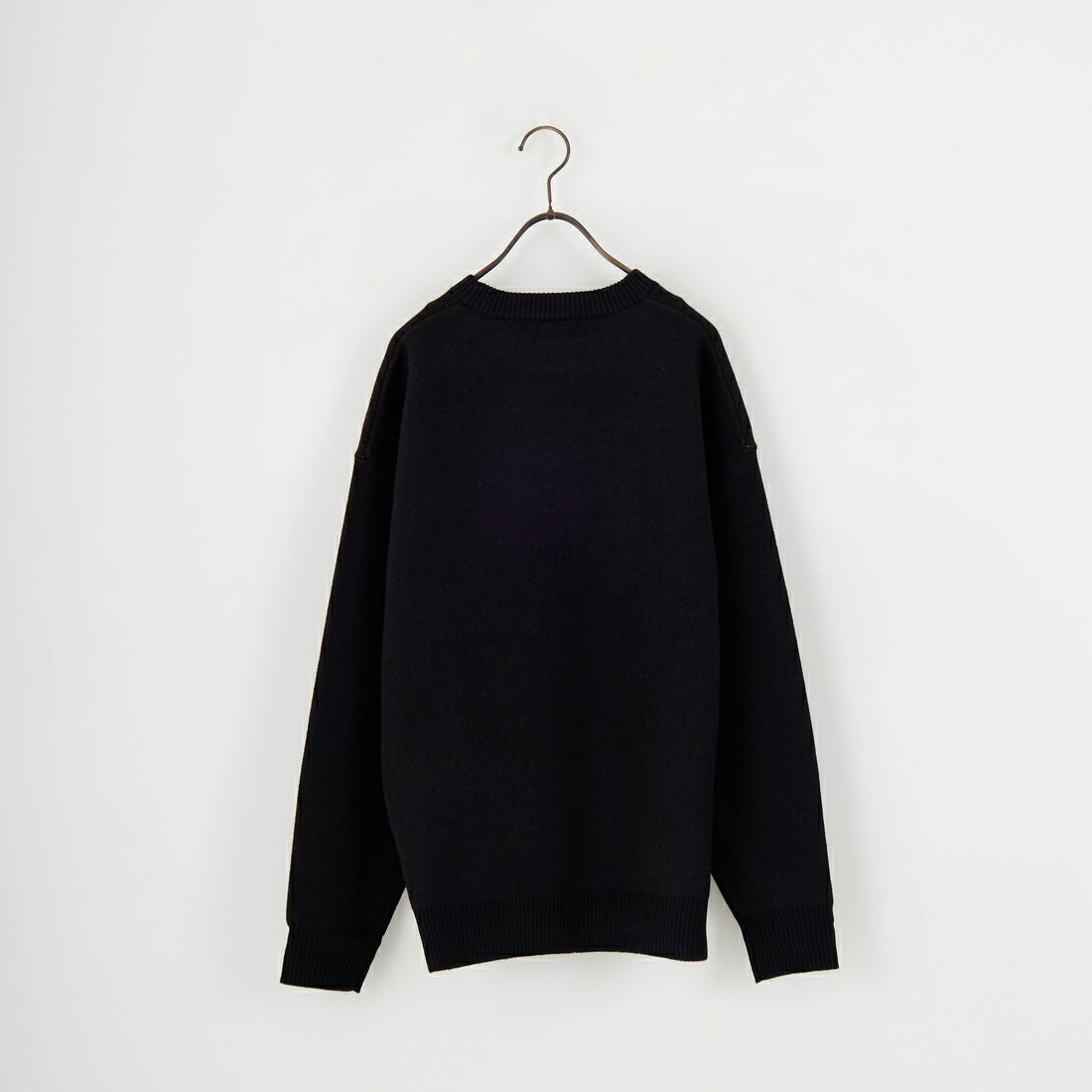 Noir Fabrik [ヌワールファブリック] 人物像柄ダブルジャガードニット [NF-254-097] C BLK/ORG C BLK/ORG