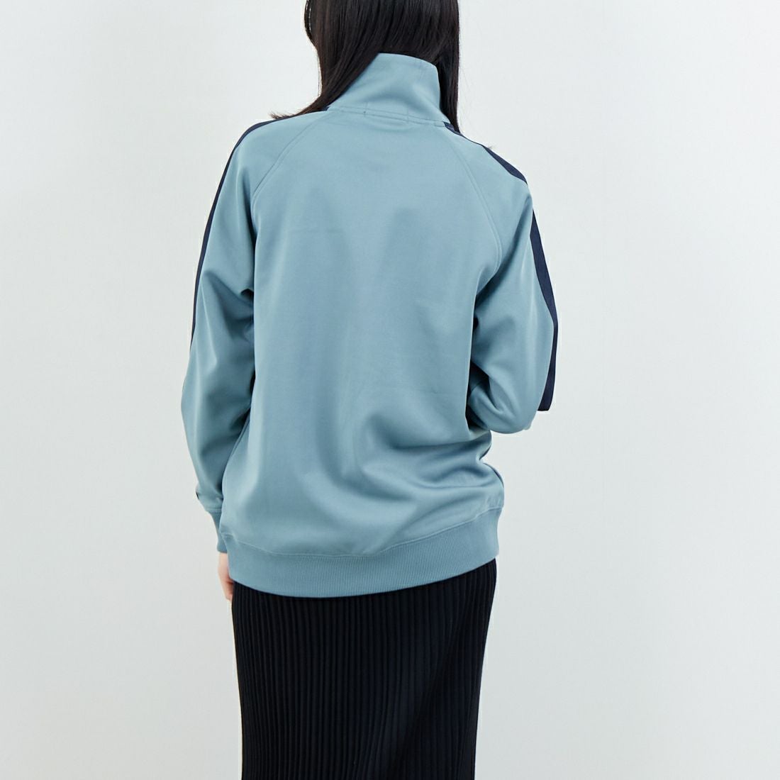 FRED PERRY [フレッドペリー] 別注 配色ライン トラックジャケット [FPM-25A-029JF] STOCKPORTB &&モデル身長：162cm 着用サイズ：S&&