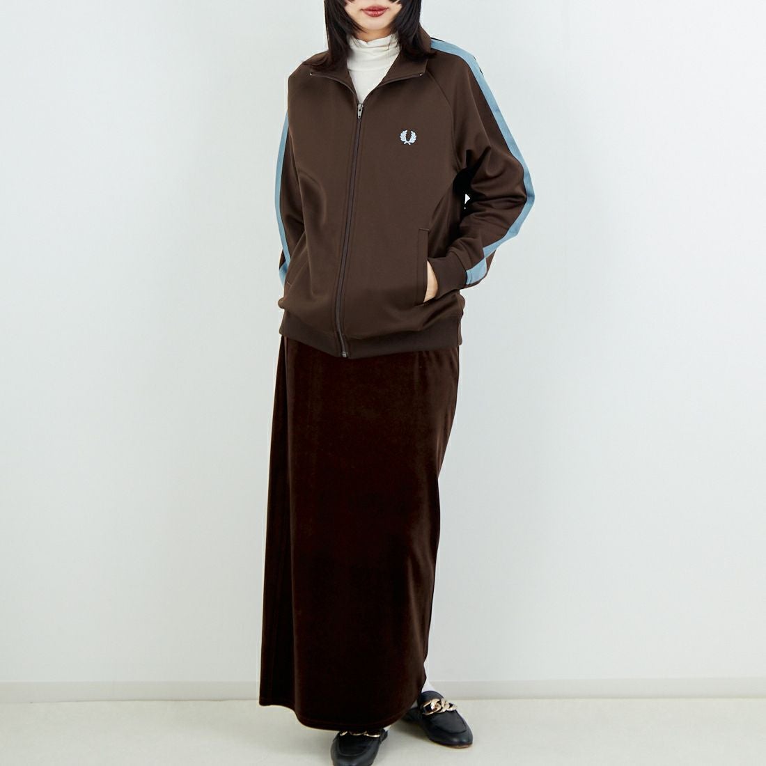 FRED PERRY [フレッドペリー] 別注 配色ライン トラックジャケット