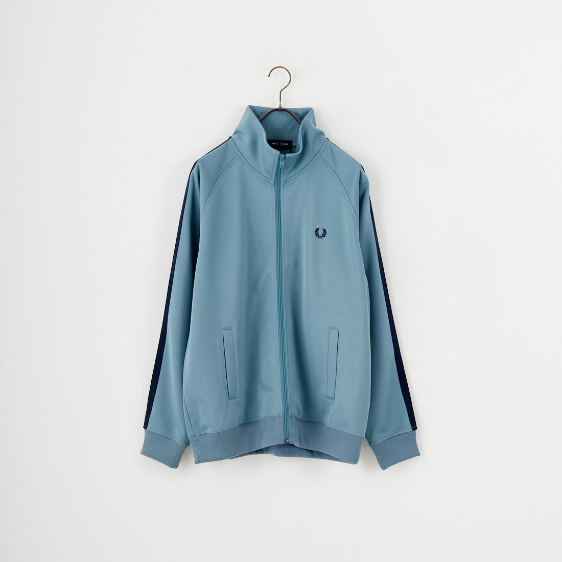 FRED PERRY [フレッドペリー] 別注 配色ライン トラックジャケット [FPM-25A-029JF] STOCKPORTB