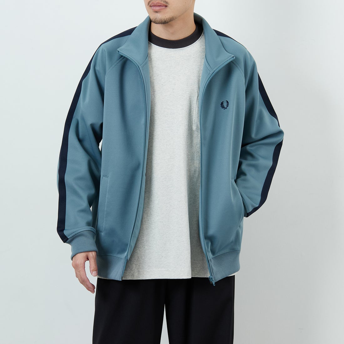 STOCKPORTB&&モデル身長：168cm 着用サイズ：L&&