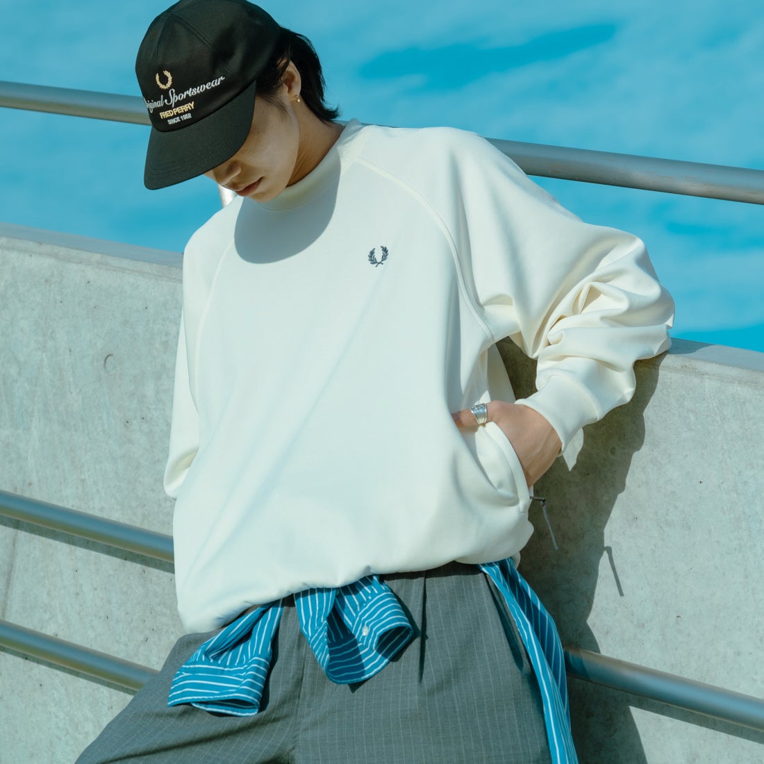 ECRU/ANCHO&&モデル身長：179cm 着用サイズ：L&&